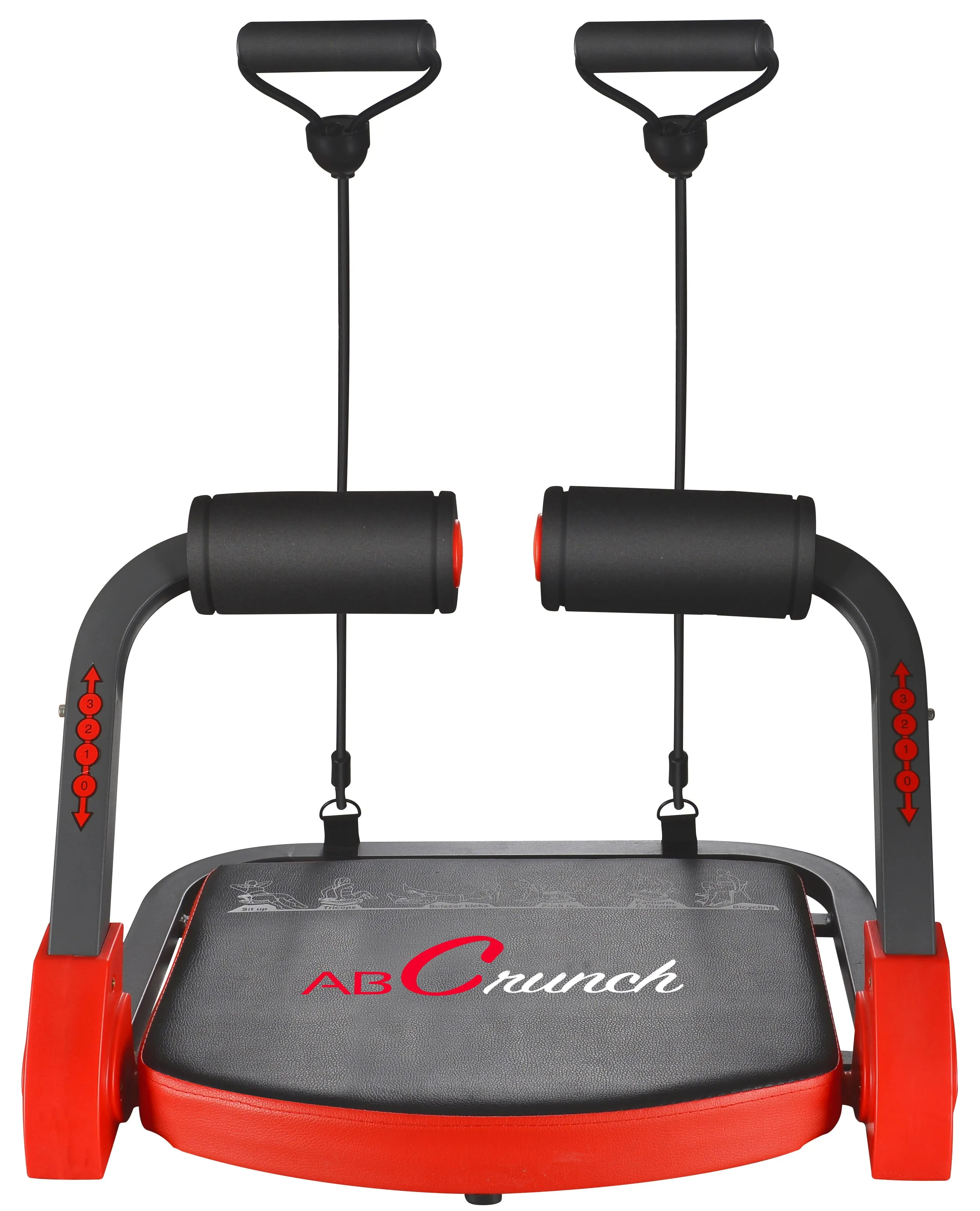 Ab Crunch Total Body Workout W/ Resistance Bands