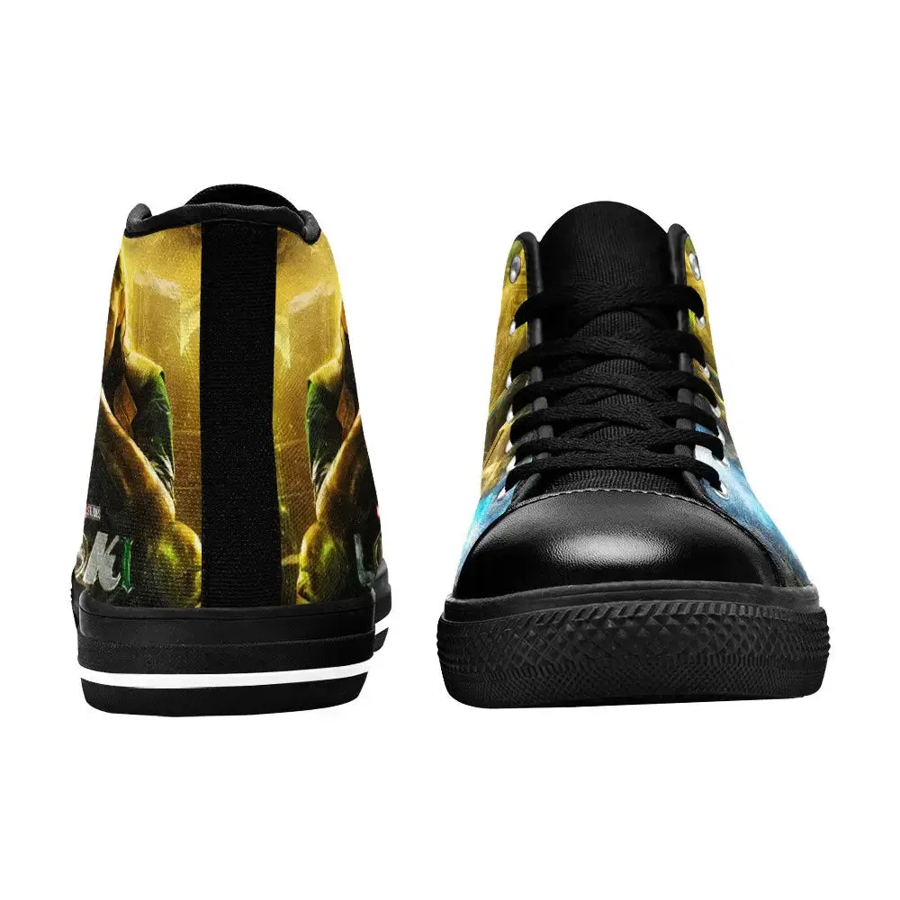 Loki God of Mischief Shoes High Top Sneakers for Kids and Adults